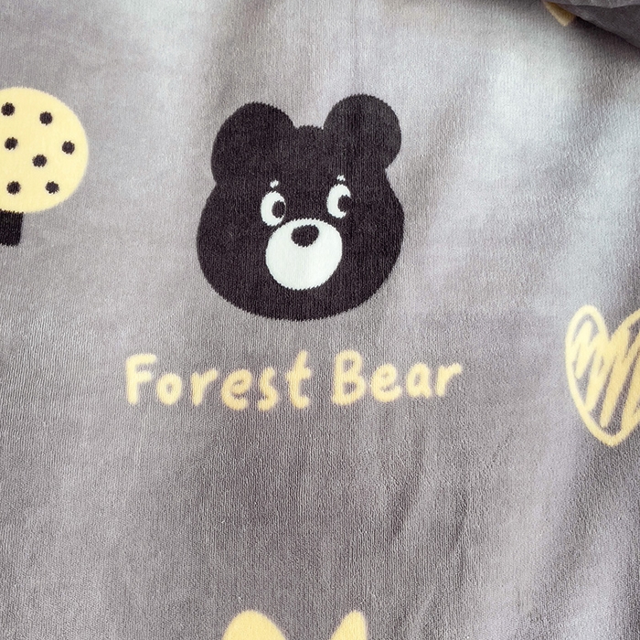 91家纺网 家纺一手货源 找家纺 西引力 2025新款亲肤舒适加厚牛奶绒印花四件套 爱心熊