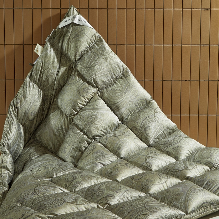 91家纺网 家纺一手货源 找家纺 暖羽屋羽绒馆  2025新款绒子95白鹅绒被子 印花羽绒被芯双人加厚 2米冬被春秋被 墨尔本