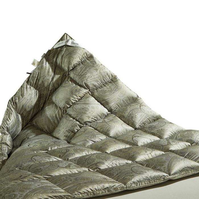 91家纺网 家纺一手货源 找家纺 暖羽屋羽绒馆  2025新款绒子95白鹅绒被子 印花羽绒被芯双人加厚 2米冬被春秋被 墨尔本