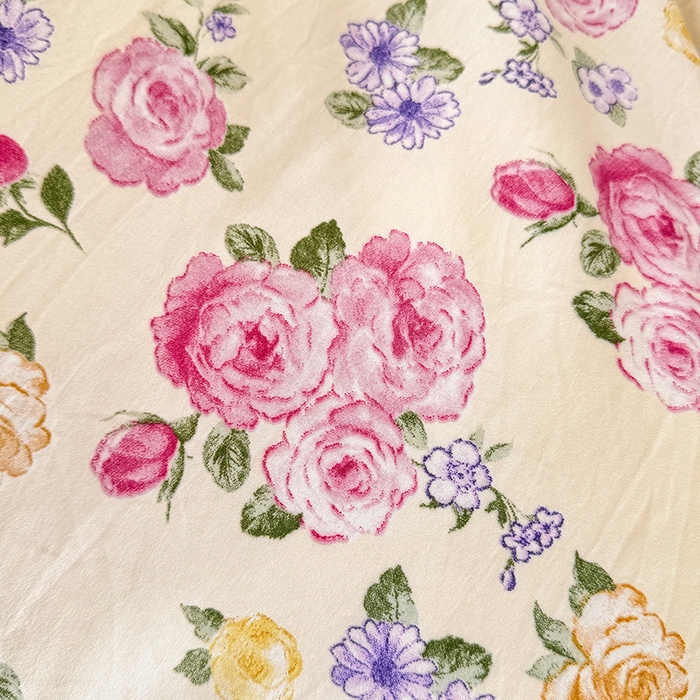 91家纺网 家纺一手货源 找家纺 优家居 2025新品水洗棉全夹棉床裙四件套韩版糯糯棉水洗皱皱纱床罩花边被套枕套直播爆款 紫雾花园