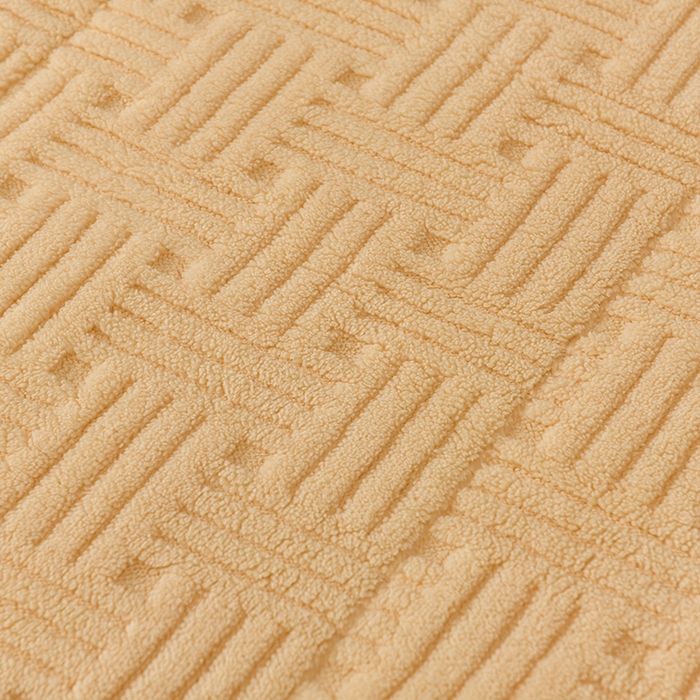 91家纺网 家纺一手货源 找家纺 印季家纺 2025秋冬新款三层夹棉立体舒棉绒毛毯毯子多功能盖毯 柠檬黄+灰