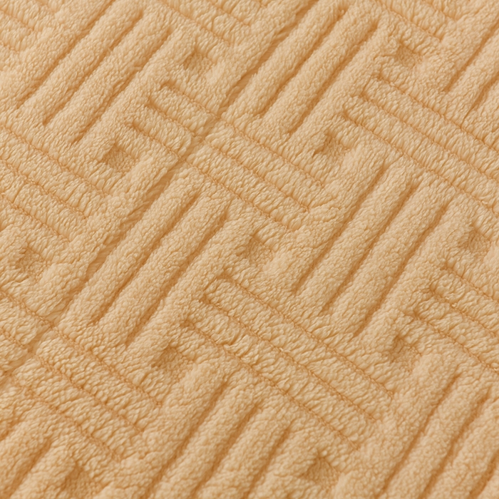 91家纺网 家纺一手货源 找家纺 印季家纺 2025秋冬新款三层夹棉立体舒棉绒毛毯毯子多功能盖毯 柠檬黄