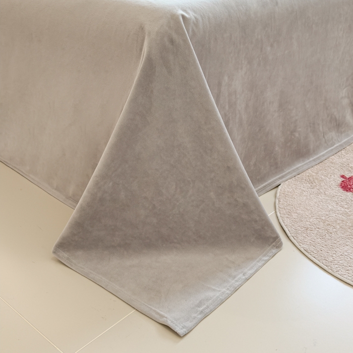 91家纺网 家纺一手货源 找家纺 印季家纺 2025新款小两口海獭绒贴布绣四件套 小两口-浅蓝-浅灰