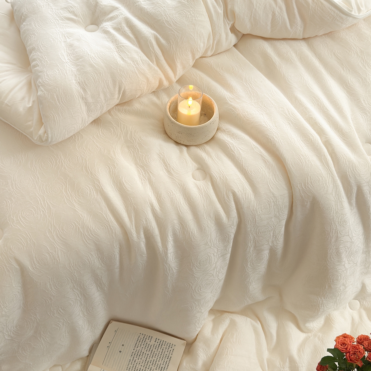 91家纺网 家纺一手货源 找家纺 （总）纯优家纺 2025新款秋冬高温砂洗厚织长绒棉提花软糯被芯春秋被冬被