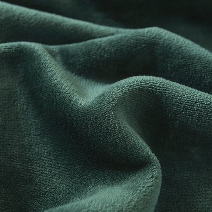 91家纺网 家纺一手货源 找家纺 印季家纺 2025新款华夫格牛奶绒复合毛毯毯子 华夫格-湖绿