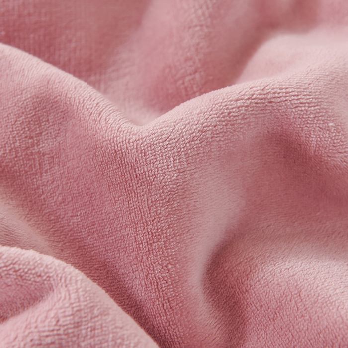 91家纺网 家纺一手货源 找家纺 印季家纺 2025新款华夫格牛奶绒复合毛毯毯子 华夫格-嫩粉