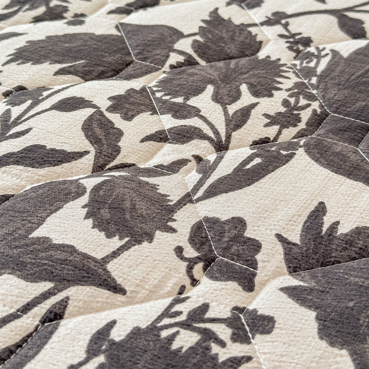 91家纺网 家纺一手货源 找家纺 梦嘉居 2025新款加厚亚麻皱皱纱加棉床笠单品床笠枕套单件单床笠 扶桑花