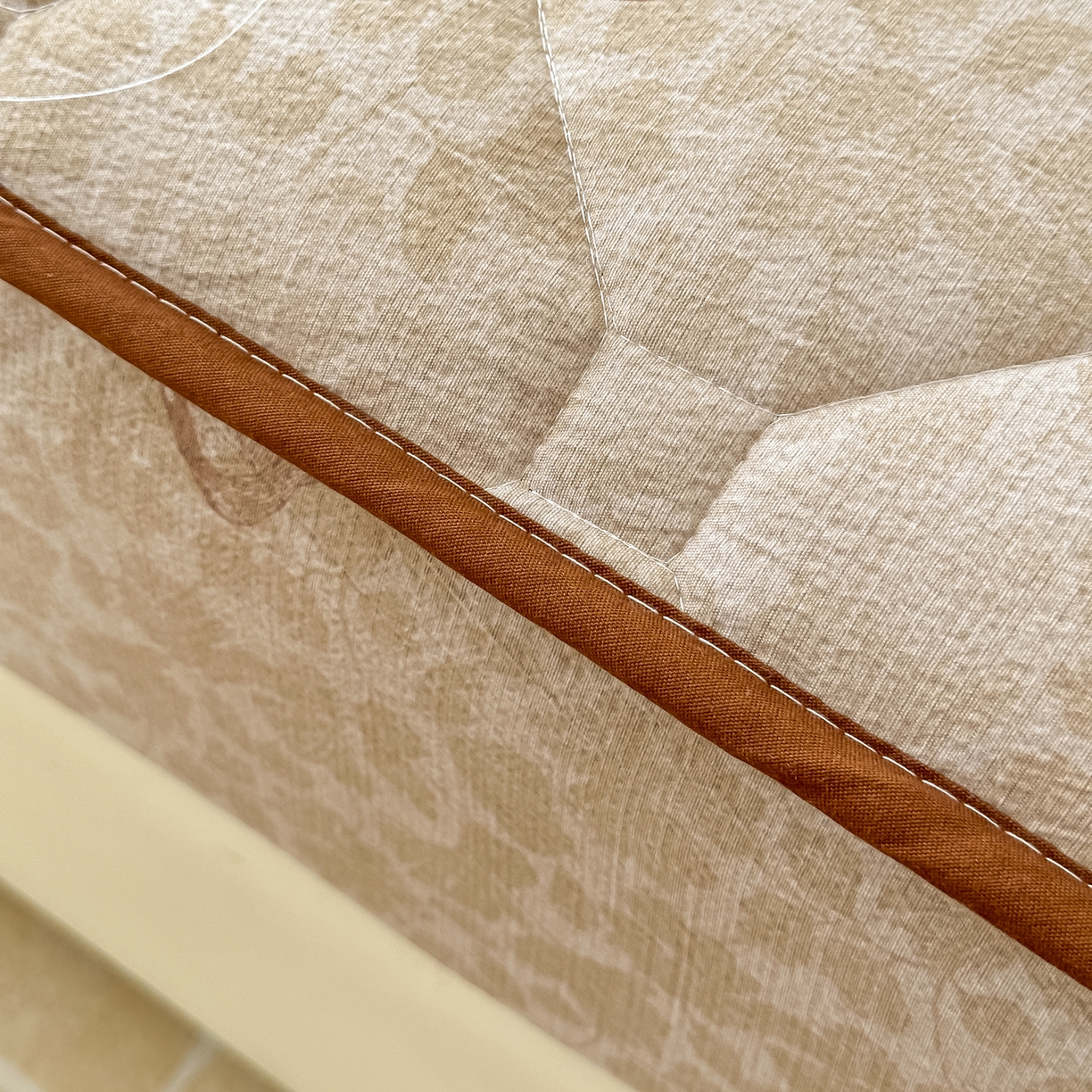 91家纺网 家纺一手货源 找家纺 梦嘉居 2025新款加厚亚麻皱皱纱加棉床笠单品床笠枕套单件单床笠 蝶恋花