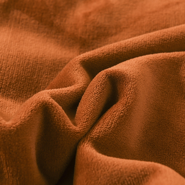 91家纺网 家纺一手货源 找家纺 印季家纺 2025新款华夫格牛奶绒复合毛毯毯子 华夫格-橘黄