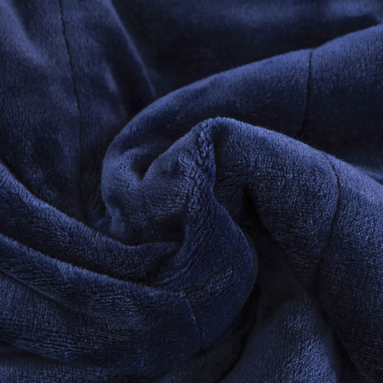 91家纺网 家纺一手货源 找家纺 印季家纺 2025秋冬新款三层夹棉加厚复合贝贝绒毛毯毯子多功能盖毯 宝蓝+白