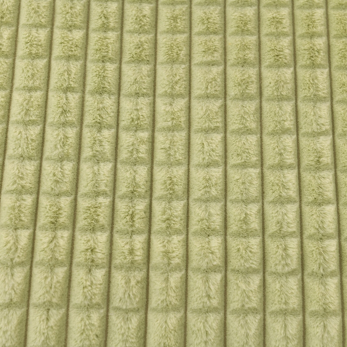 91家纺网 家纺一手货源 找家纺 印季家纺 2025新款三层夹棉立体剪花兔毛绒毛毯毯子多功能盖毯-亮场景 抹茶