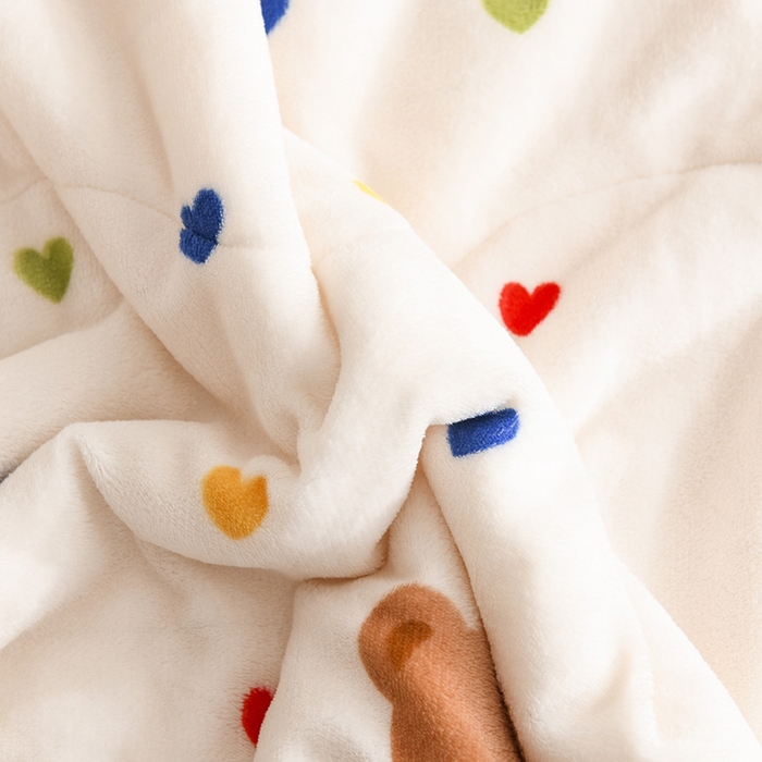 91家纺网 家纺一手货源 找家纺 （总）印季家纺 2025新款三层夹棉印花牛奶绒毛毯毯子