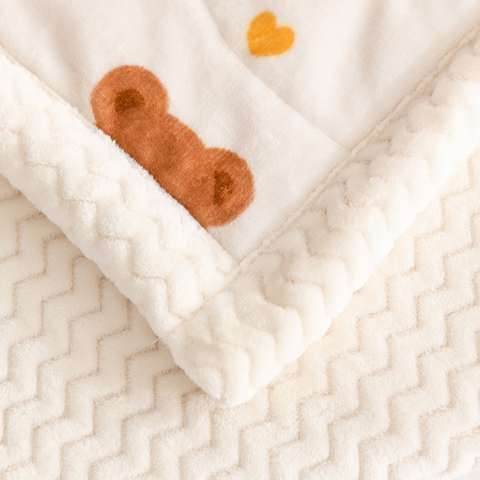 91家纺网 家纺一手货源 找家纺 （总）印季家纺 2025新款三层夹棉印花牛奶绒毛毯毯子