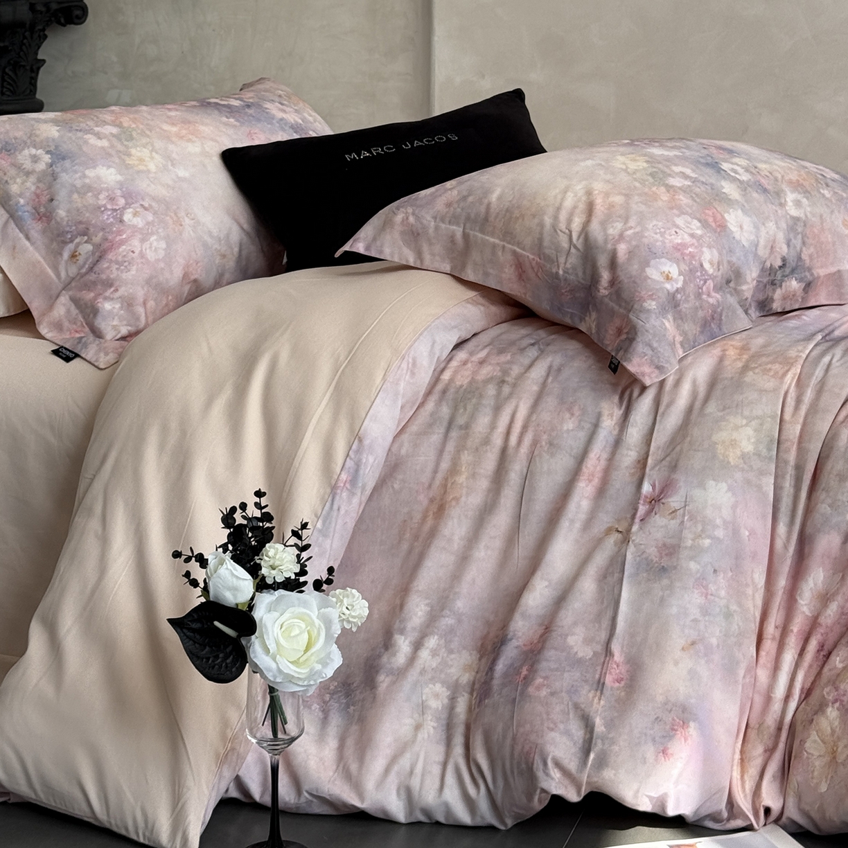 91家纺网 家纺一手货源 找家纺 （总）纯优家纺 2025新款秋冬长绒棉数码印花磨毛四件套