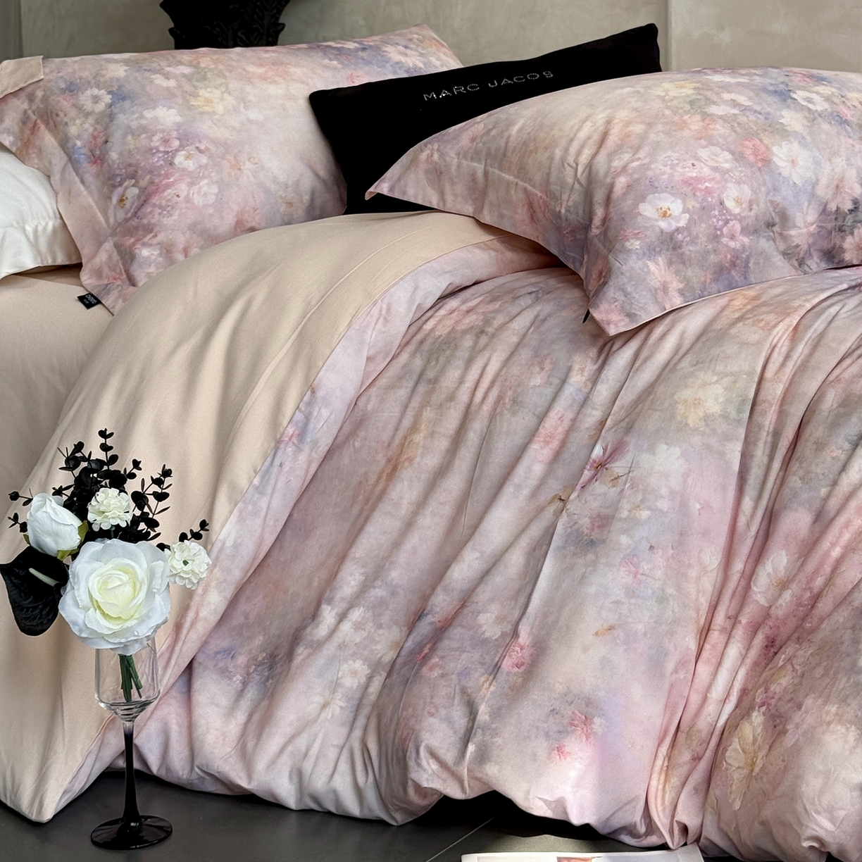 91家纺网 家纺一手货源 找家纺 （总）纯优家纺 2025新款秋冬长绒棉数码印花磨毛四件套