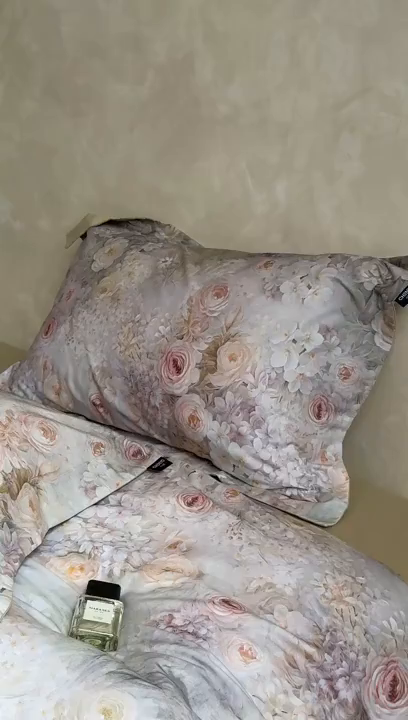 91家纺网 家纺一手货源 找家纺 纯优家纺 2025新款秋冬长绒棉数码印花磨毛四件套 繁花