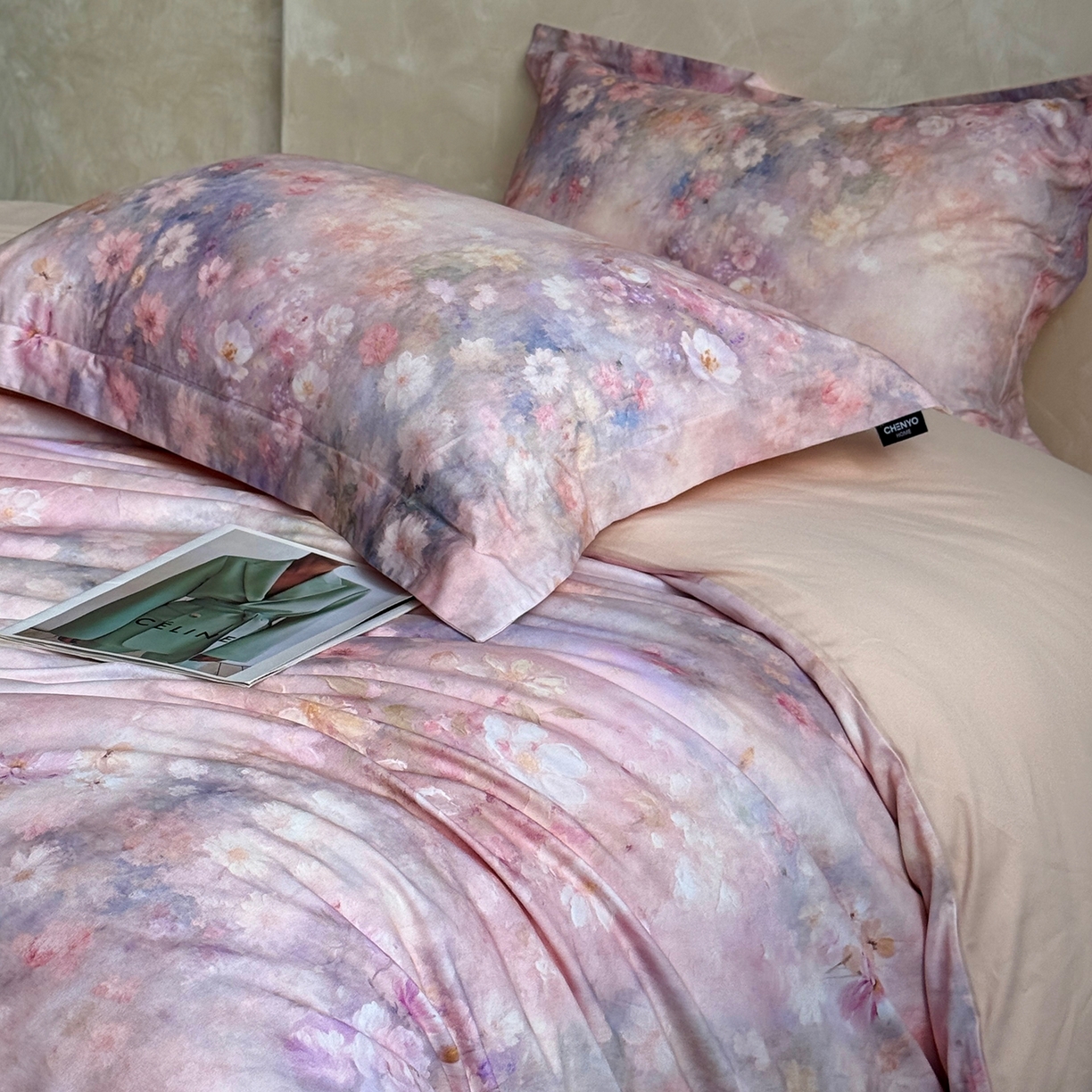 （总）纯优家纺 2025新款秋冬长绒棉数码印花磨毛四件套