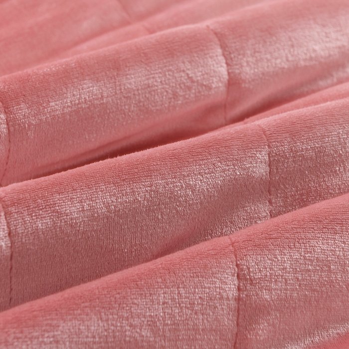 91家纺网 家纺一手货源 找家纺 印季家纺 2025秋冬新款三层夹棉加厚复合羊羔绒毛毯毯子多功能盖毯 粉+灰