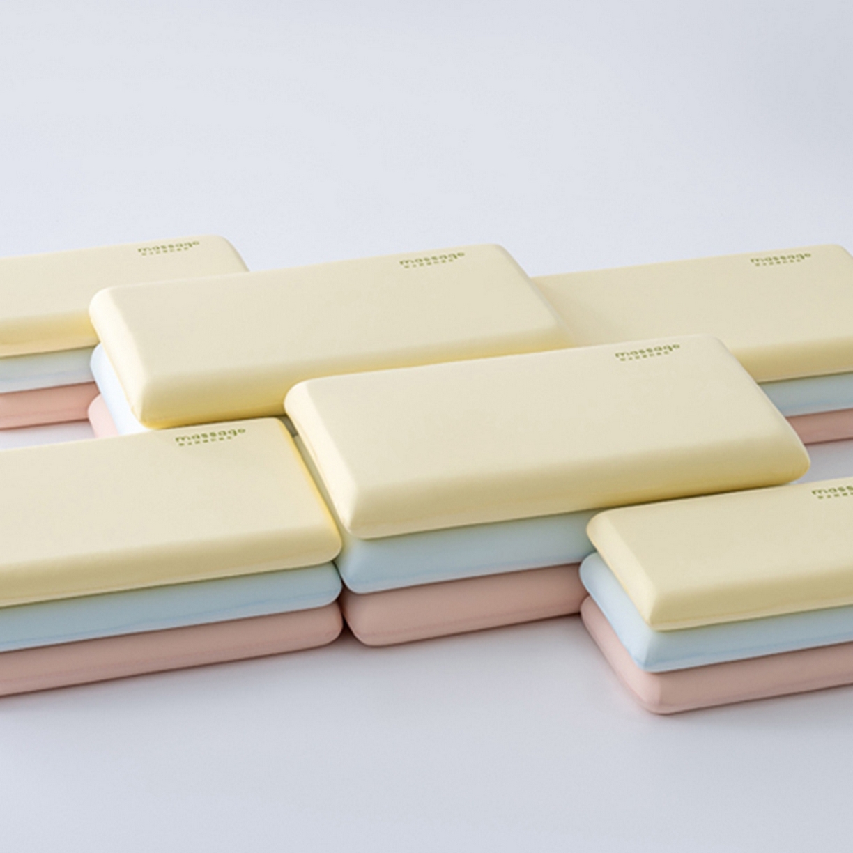 91家纺网 家纺一手货源 找家纺 （总）北鸣有鱼枕芯馆 2025新款Massage马莎鸡记忆棉亲子枕枕头枕芯-风格一