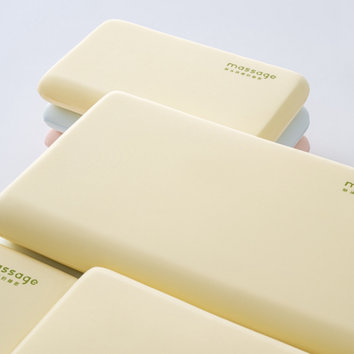 91家纺网 家纺一手货源 找家纺 （总）北鸣有鱼枕芯馆 2025新款Massage马莎鸡记忆棉亲子枕枕头枕芯-风格一