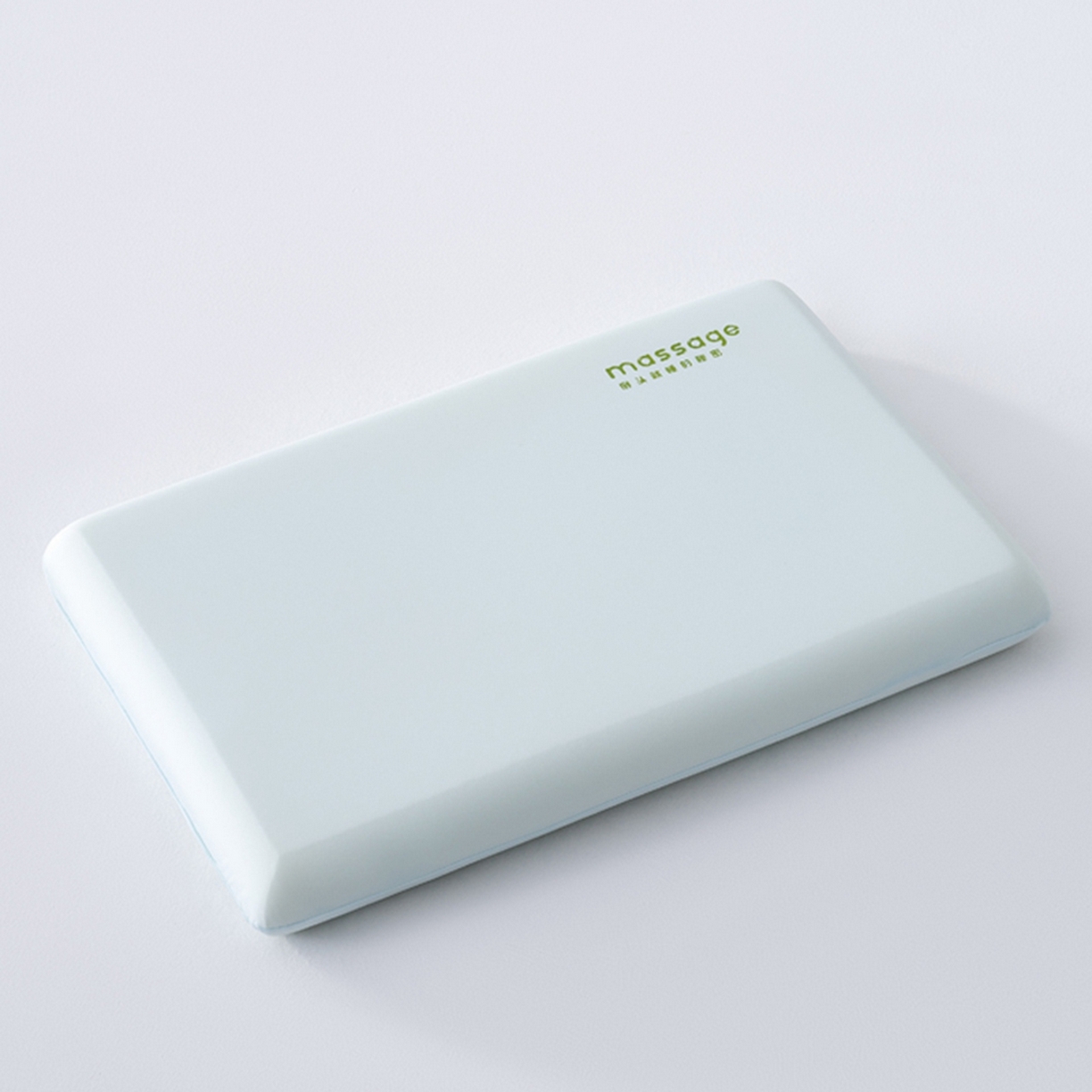 91家纺网 家纺一手货源 找家纺 北鸣有鱼枕芯馆 2025新款Massage马莎鸡记忆棉亲子枕枕头枕芯-风格一 38*58*6cm蓝色