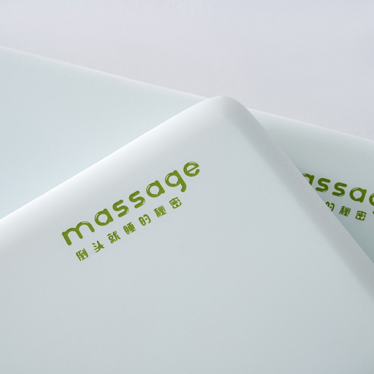 91家纺网 家纺一手货源 找家纺 北鸣有鱼枕芯馆 2025新款Massage马莎鸡记忆棉亲子枕枕头枕芯-风格一 38*58*6cm蓝色