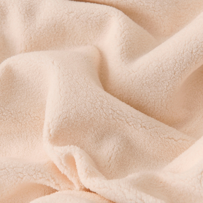 91家纺网 家纺一手货源 找家纺 印季家纺 2025新款泰迪绒兔毛绒格子毛毯毯子 驼色