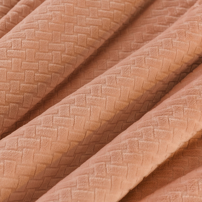 91家纺网 家纺一手货源 找家纺 印季家纺 2025秋冬新款三层夹棉-蝴蝶扣毛毯毯子多功能盖毯 蝴蝶扣-豆沙