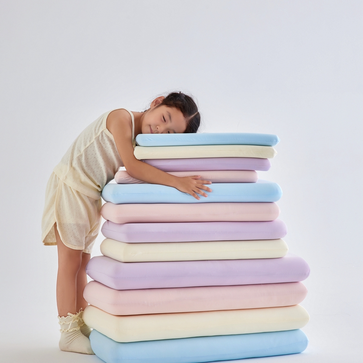 91家纺网 家纺一手货源 找家纺 （总）北鸣有鱼枕芯馆 2025新款Massage马莎鸡记忆棉亲子枕枕头枕芯-风格二