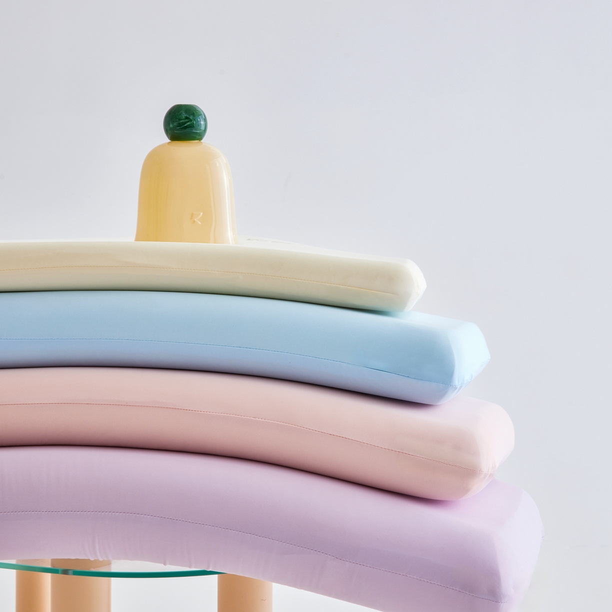 91家纺网 家纺一手货源 找家纺 （总）北鸣有鱼枕芯馆 2025新款Massage马莎鸡记忆棉亲子枕枕头枕芯-风格二