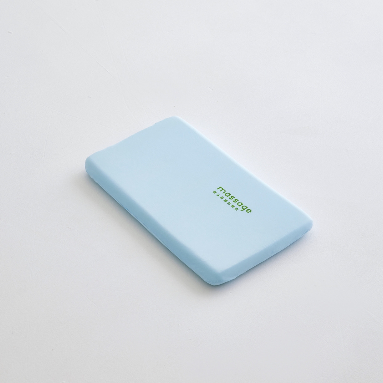 北鸣有鱼枕芯馆 2025新款Massage马莎鸡记忆棉亲子枕枕头枕芯-风格二 28*48*4cm蓝色