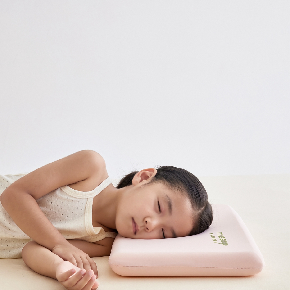 91家纺网 家纺一手货源 找家纺 北鸣有鱼枕芯馆 2025新款Massage马莎鸡记忆棉亲子枕枕头枕芯-风格二 28*48*4cm粉色