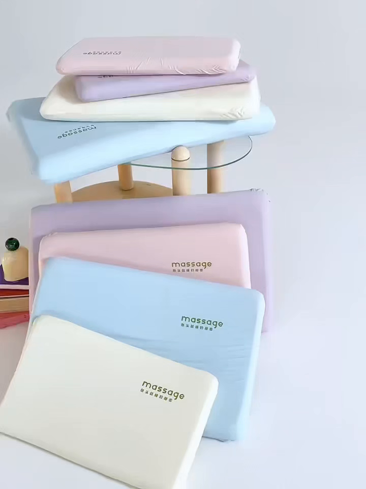 91家纺网 家纺一手货源 找家纺 （总）北鸣有鱼枕芯馆 2025新款Massage马莎鸡记忆棉亲子枕枕头枕芯-风格二