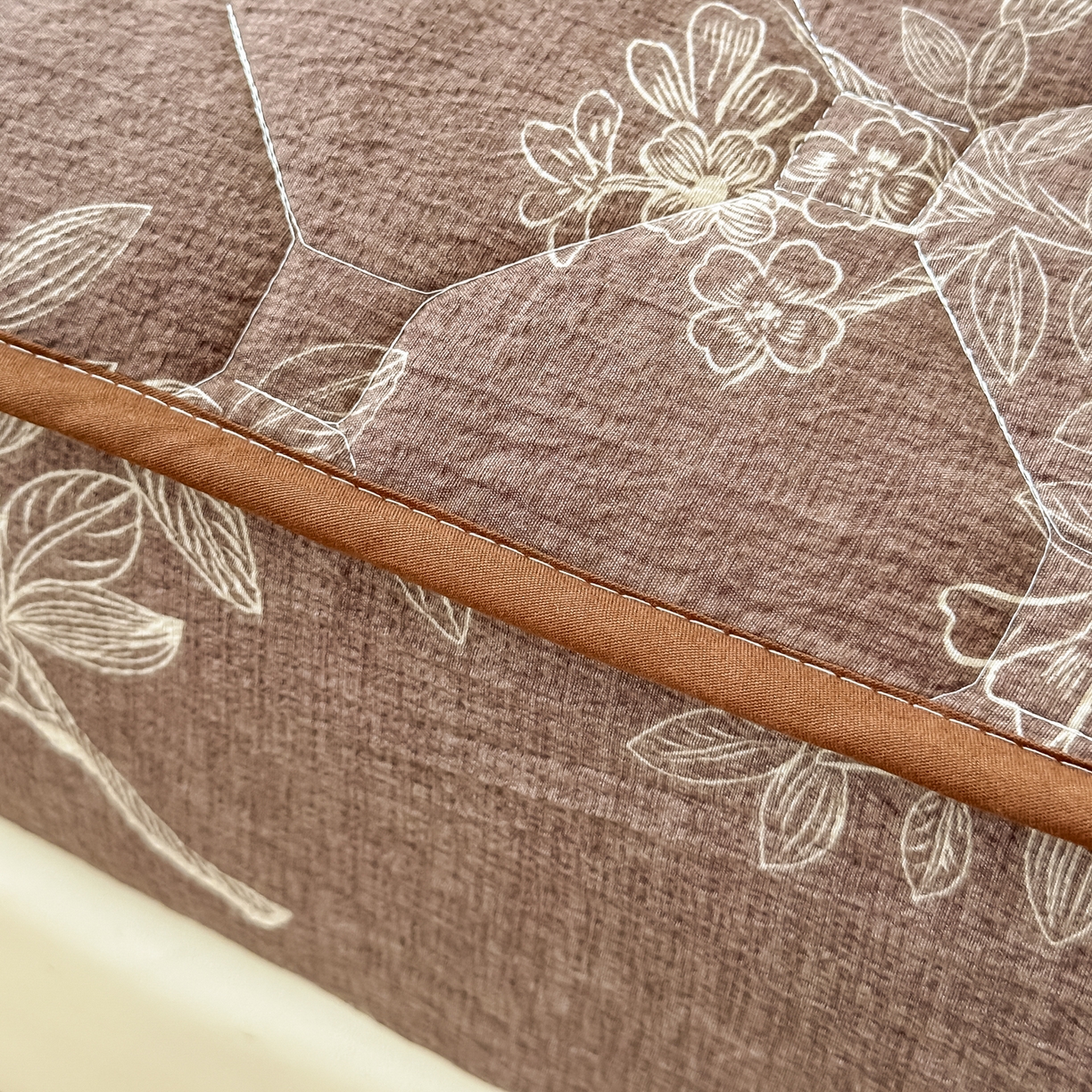 91家纺网 家纺一手货源 找家纺 （总）梦嘉居 2025新款加厚亚麻皱皱纱加棉床笠单品床笠枕套单件单床笠