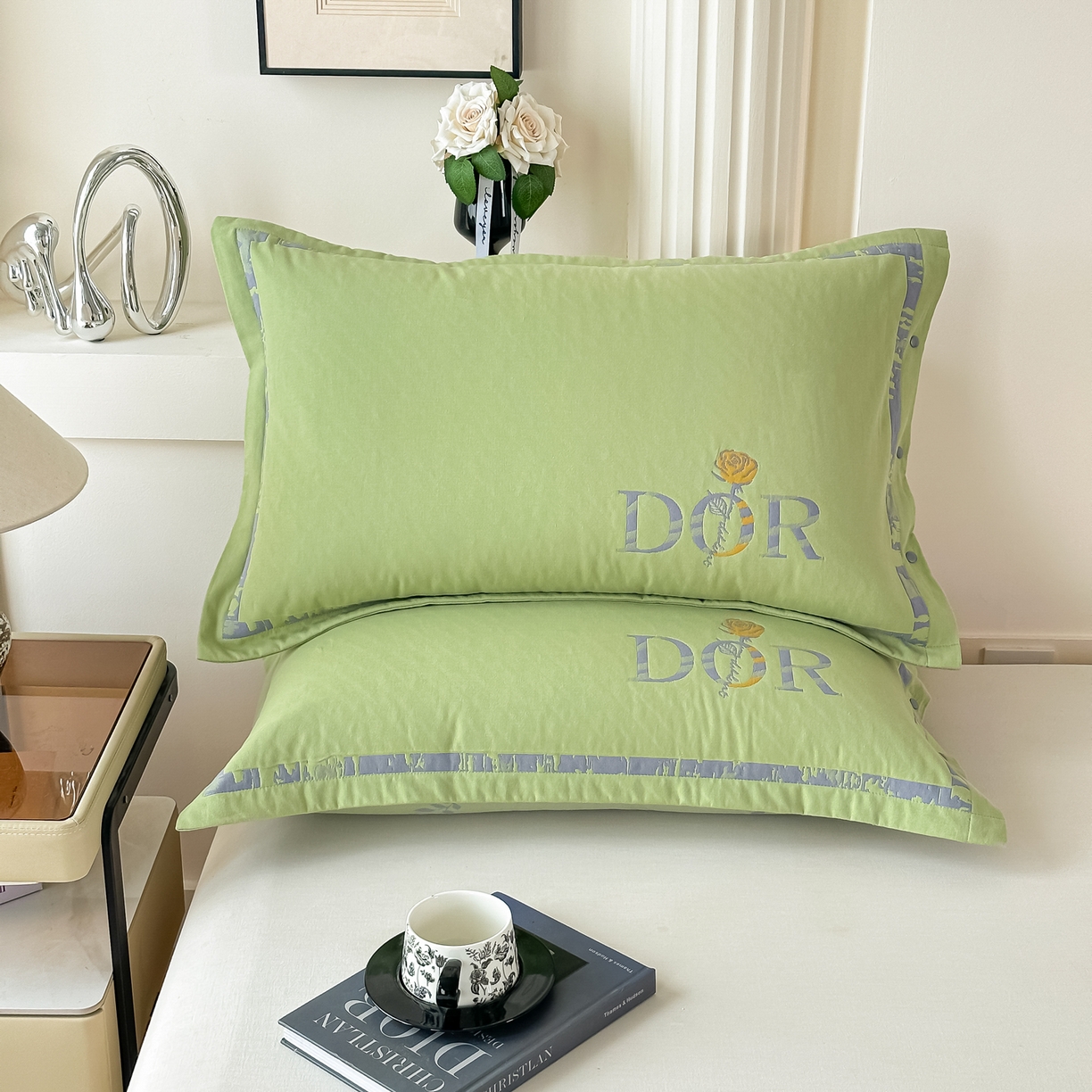 91家纺网 家纺一手货源 找家纺 （总）沐瑟家纺 2025新款欧尚枕套单品枕套枕套单件