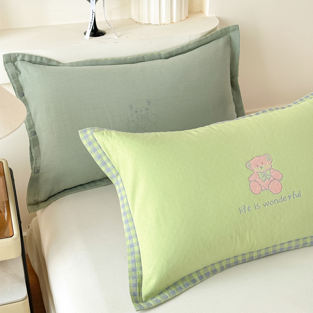 91家纺网 家纺一手货源 找家纺 （总）沐瑟家纺 2025新款欧尚枕套单品枕套枕套单件