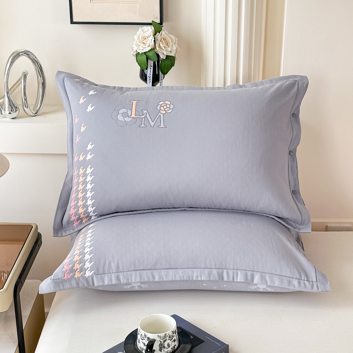 91家纺网 家纺一手货源 找家纺 （总）沐瑟家纺 2025新款欧尚枕套单品枕套枕套单件