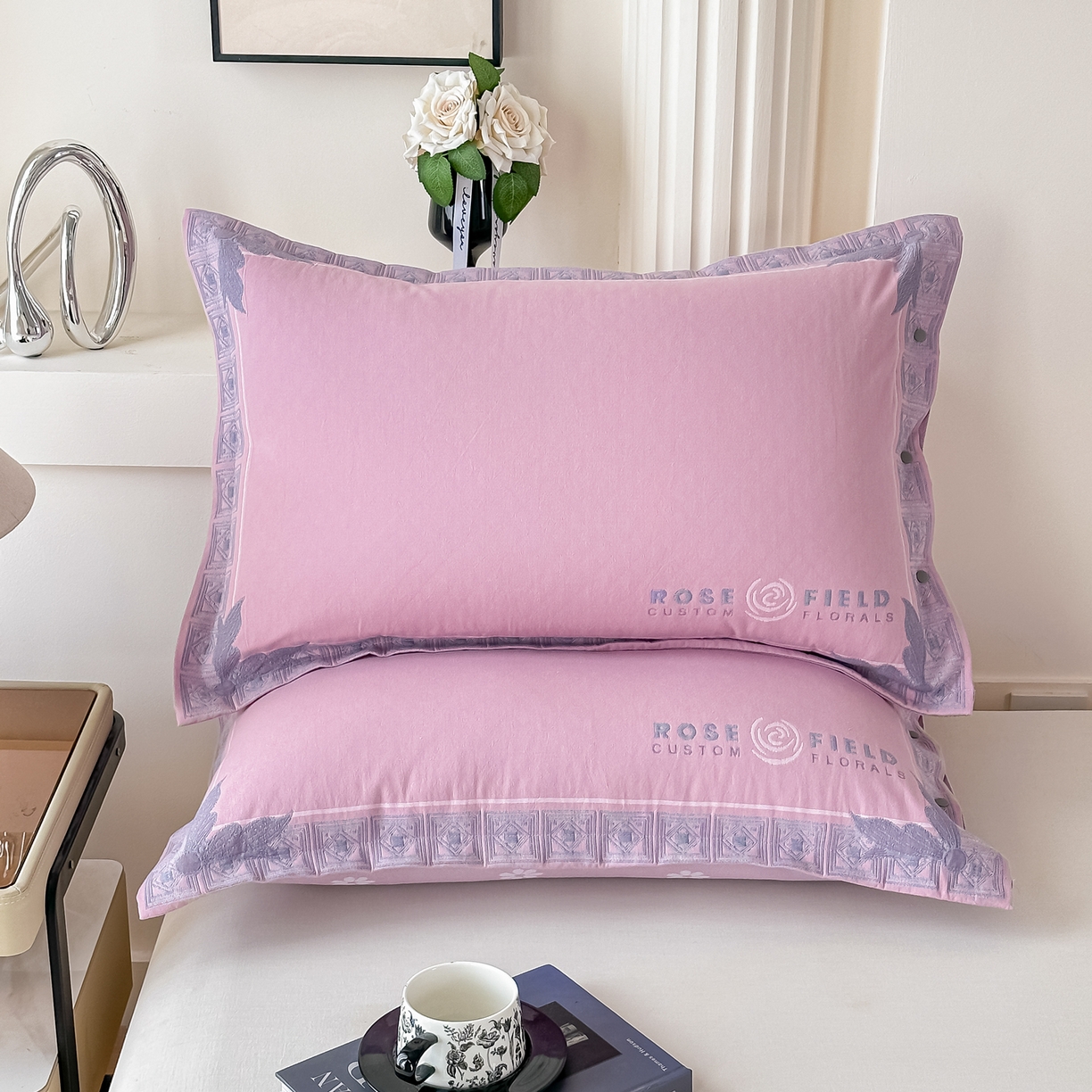 91家纺网 家纺一手货源 找家纺 （总）沐瑟家纺 2025新款欧尚枕套单品枕套枕套单件