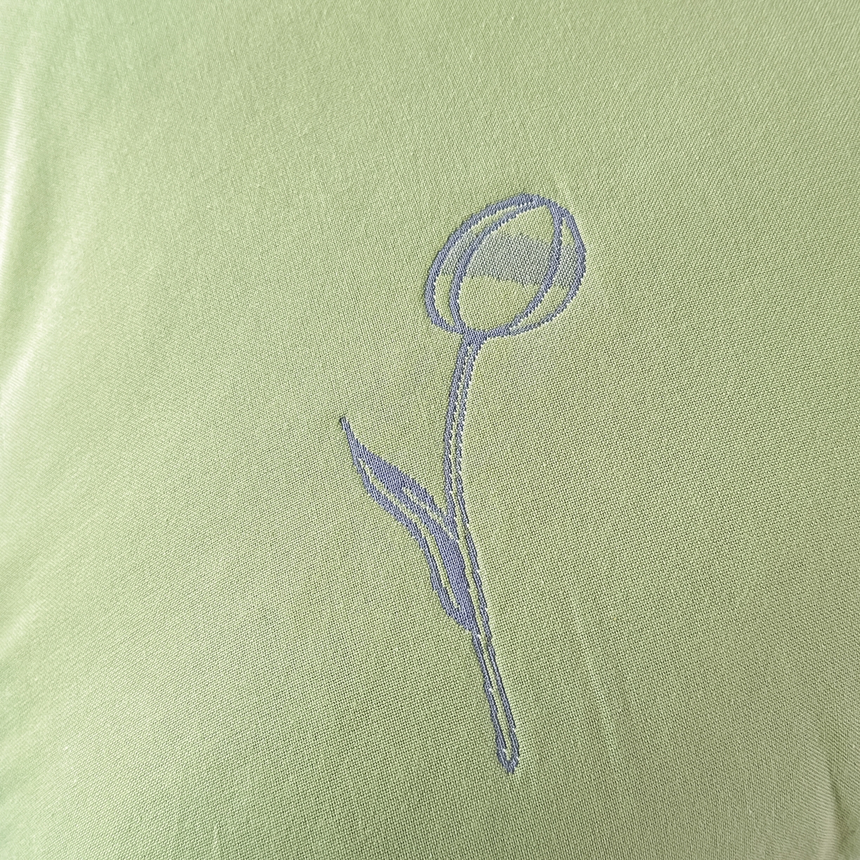 91家纺网 家纺一手货源 找家纺 沐瑟家纺 2025新款欧尚枕套单品枕套枕套单件 小小花-绿色