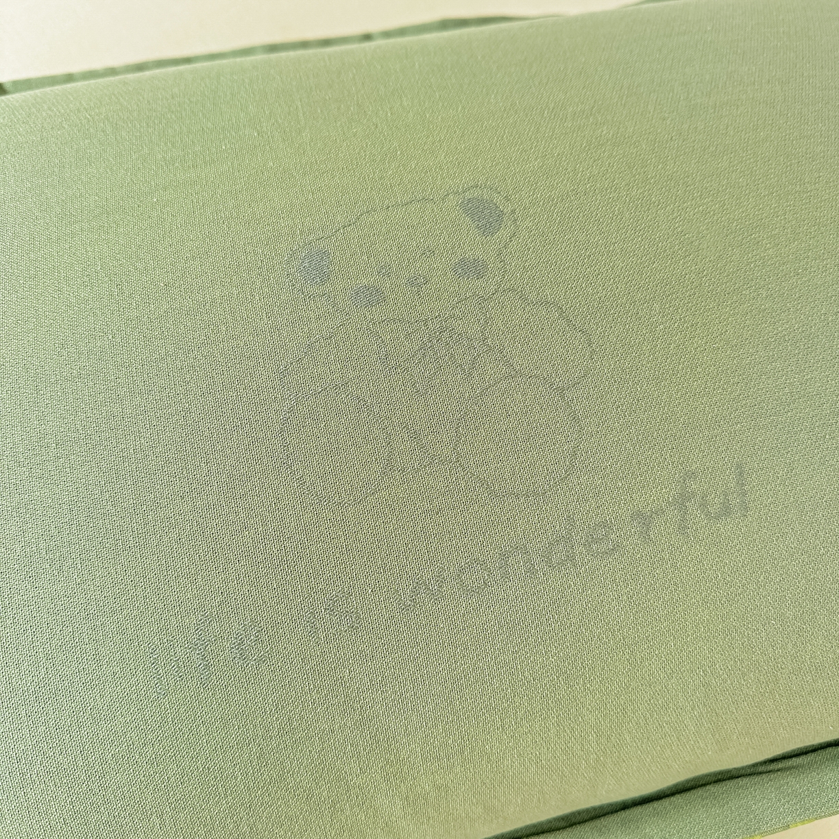 91家纺网 家纺一手货源 找家纺 沐瑟家纺 2025新款欧尚枕套单品枕套枕套单件 格子小熊-绿色