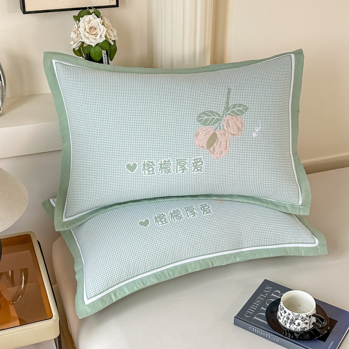 91家纺网 家纺一手货源 找家纺 （总）沐瑟家纺 2025新款怡家枕套单品枕套枕套单件