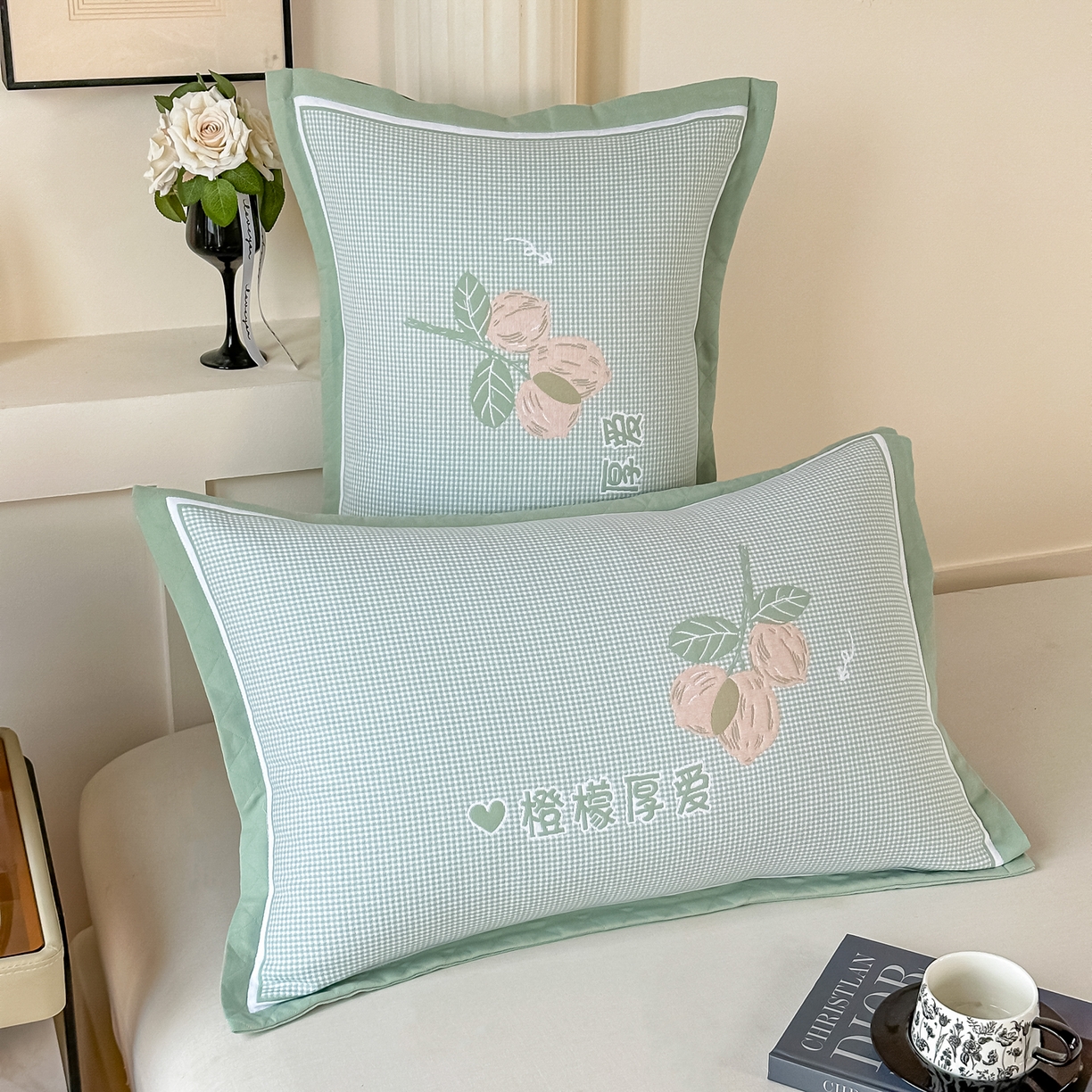 91家纺网 家纺一手货源 找家纺 （总）沐瑟家纺 2025新款怡家枕套单品枕套枕套单件