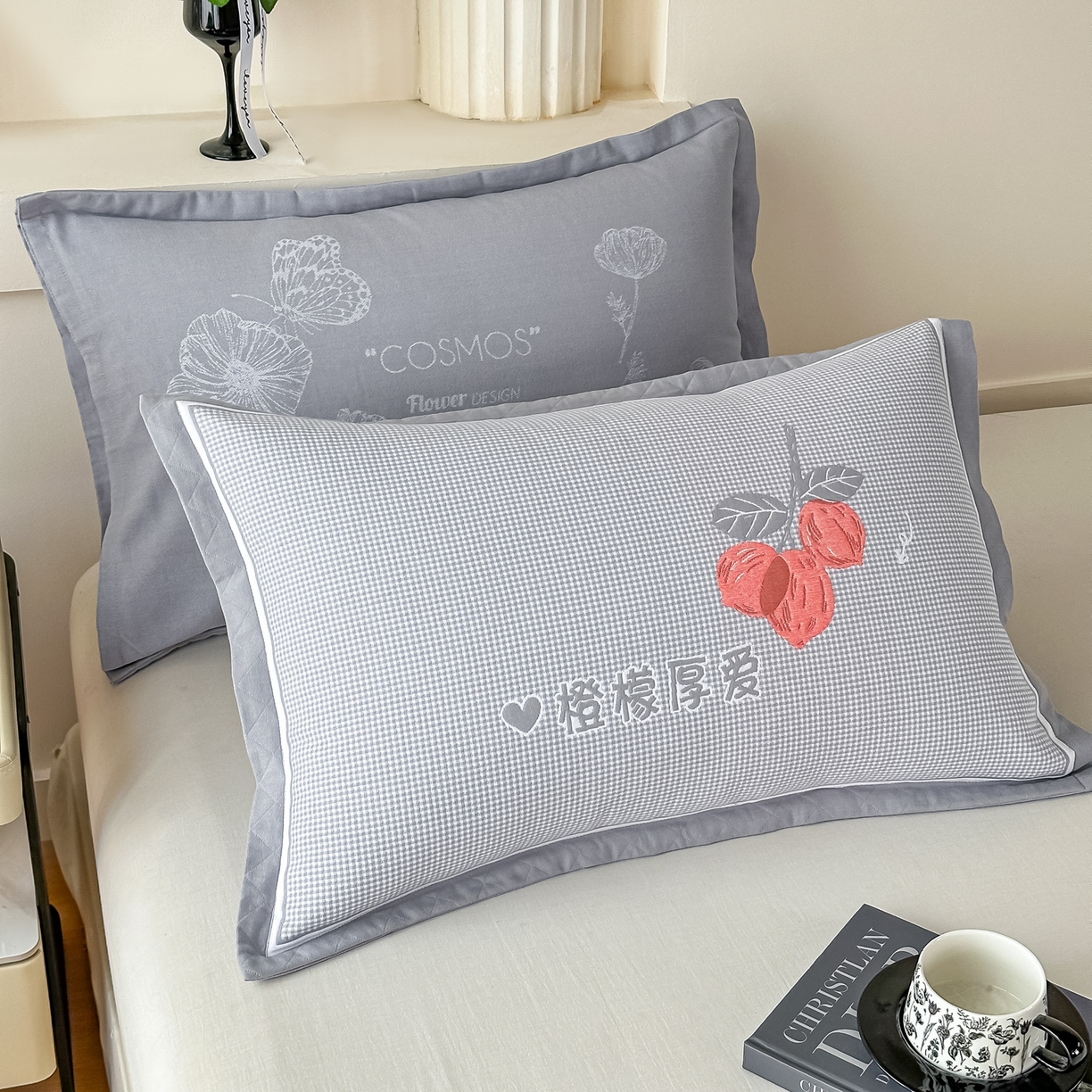 91家纺网 家纺一手货源 找家纺 （总）沐瑟家纺 2025新款怡家枕套单品枕套枕套单件