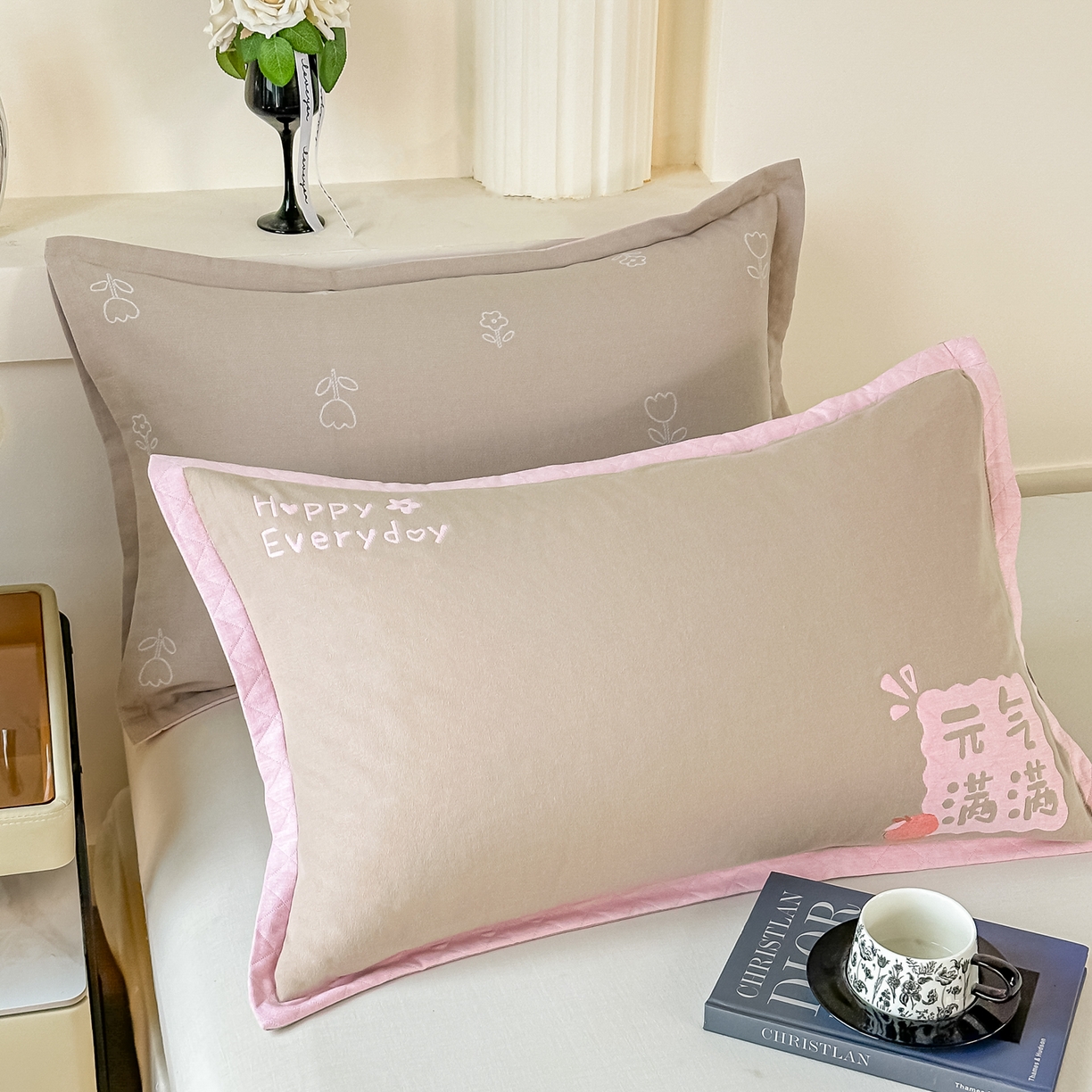 91家纺网 家纺一手货源 找家纺 （总）沐瑟家纺 2025新款怡家枕套单品枕套枕套单件