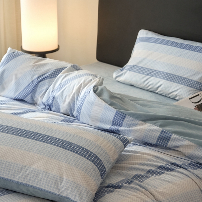 91家纺网 家纺一手货源 找家纺 （总）ONE TWO ONE 121 2025秋冬新款牛奶绒 德芙绒宝宝绒 婴儿绒短毛绒四件套床单被套-蓝黎海系列【未来大爆款】【提供买家秀】  会员-10    控价 标准258  加大278