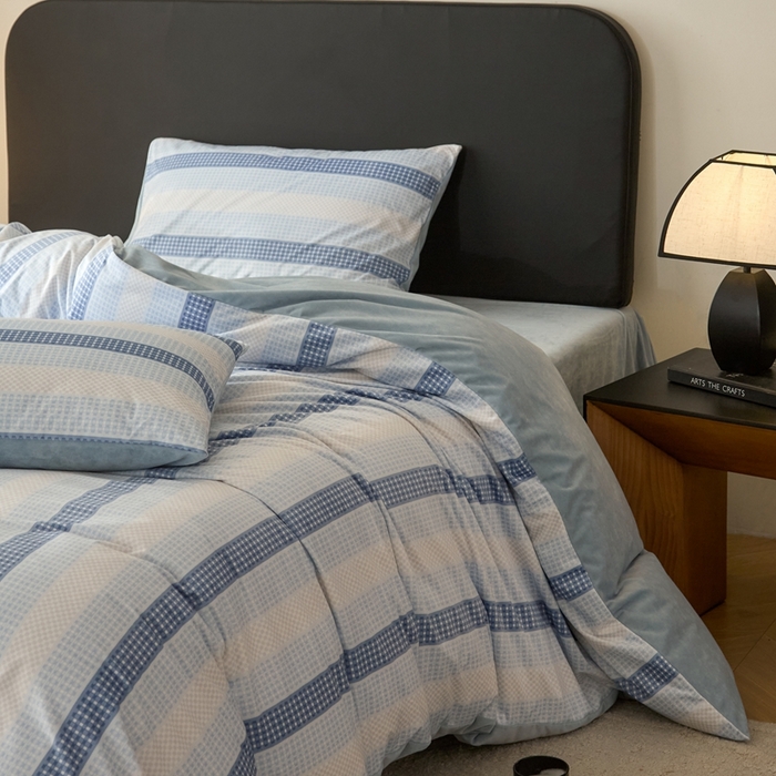 91家纺网 家纺一手货源 找家纺 （总）ONE TWO ONE 121 2025秋冬新款牛奶绒 德芙绒宝宝绒 婴儿绒短毛绒四件套床单被套-蓝黎海系列【未来大爆款】【提供买家秀】  会员-10    控价 标准258  加大278