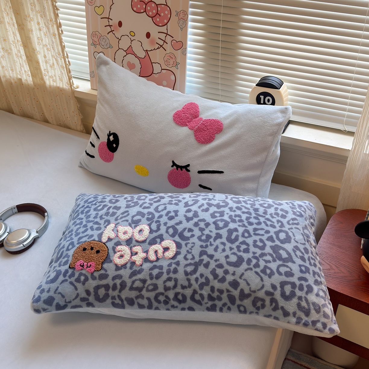 91家纺网 家纺一手货源 找家纺 罗亿家纺 2025新款高克重200g牛奶绒数码印花毛巾绣卡通四件套 黑皮蓝