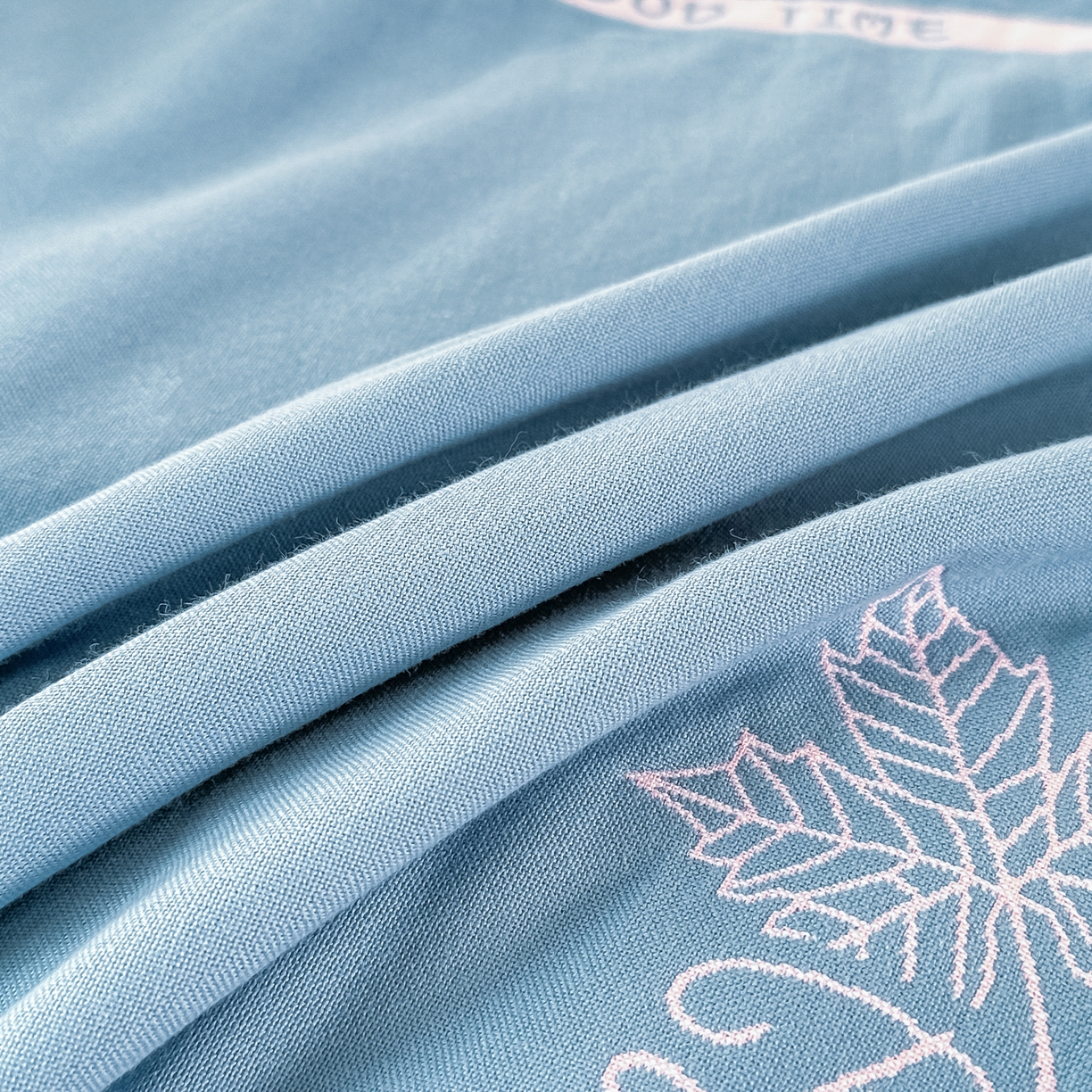 91家纺网 家纺一手货源 找家纺 沐瑟家纺 2025新款怡家枕套单品枕套枕套单件 枫之彩-蓝灰色