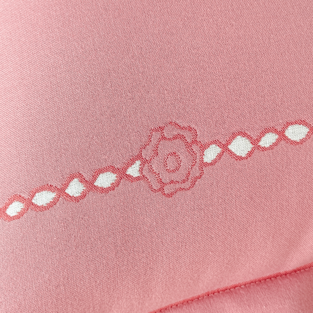 91家纺网 家纺一手货源 找家纺 沐瑟家纺 2025新款怡家枕套单品枕套枕套单件 花典-浅粉色