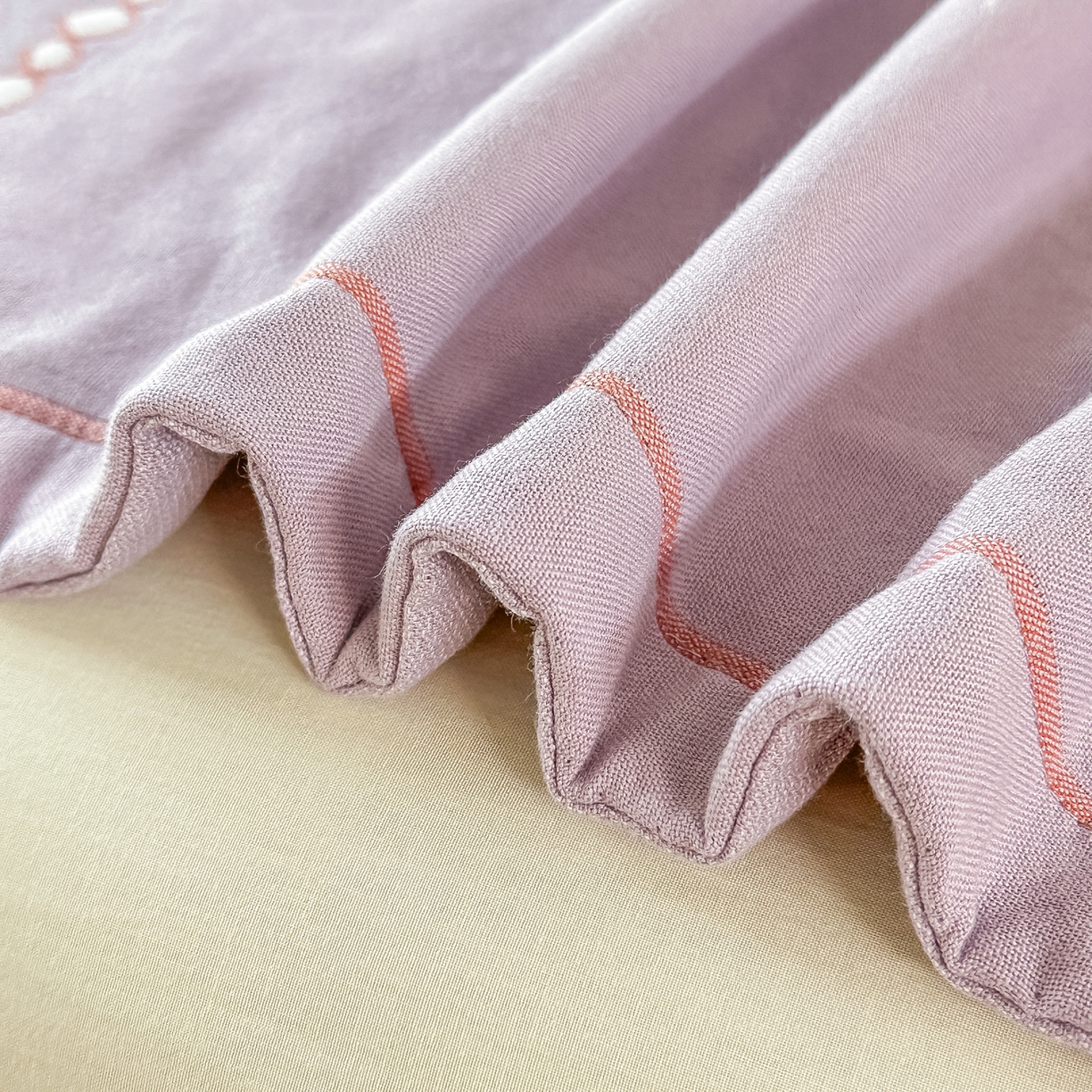 91家纺网 家纺一手货源 找家纺 沐瑟家纺 2025新款怡家枕套单品枕套枕套单件 花典-紫色